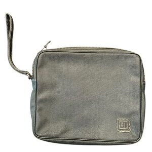 Dunhill Men's Gray Travel Toiletry Bag